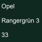 Preview: Opel, Rangergrün 3, 033.